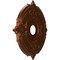 Ekena Millwork Attica PVC Ceiling Medallion (Canopies up to 6 3/4"), 19"OD x 3 1/2"ID x 1"P, Metallic Dark Copper CMP19ATCDC - alternate 3